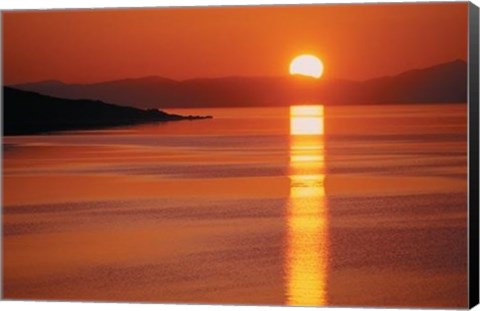 Framed Lan Ha Bay Sunset, Vietnam Print