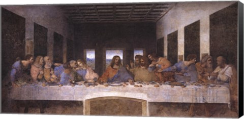 Framed Last Supper Print