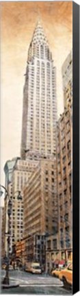 Framed Chrysler Building Print