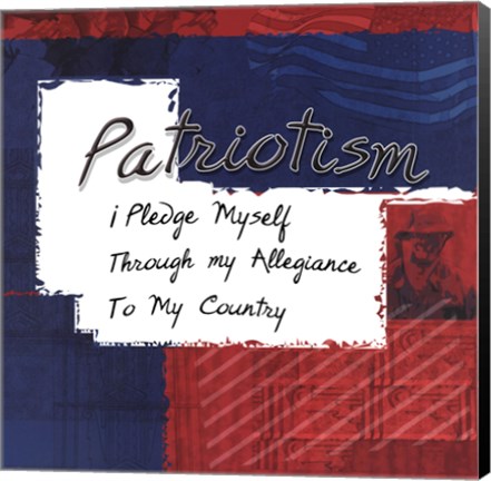 Framed Patriotism Print