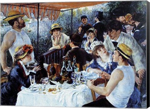 Framed Luncheon Of The Boating Party, 1881 Print