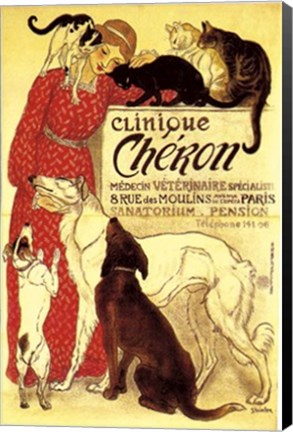 Framed Clinique Cheron Print