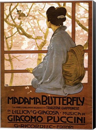 Framed Madama Butterfly Print