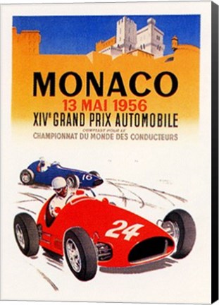 Framed Monaco, 1956 Print