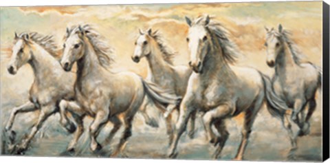 Framed Wild Horses Print