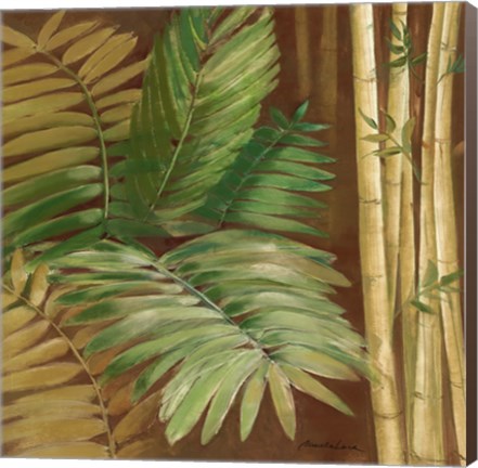 Framed Bamboo &amp; Palms II Print