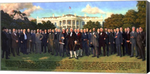 Framed Presidents: 2009 (medium) Print