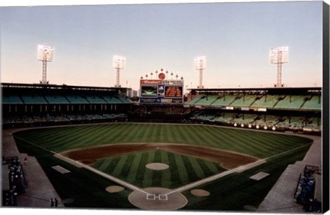 Framed Comiskey Park, Chicago Print