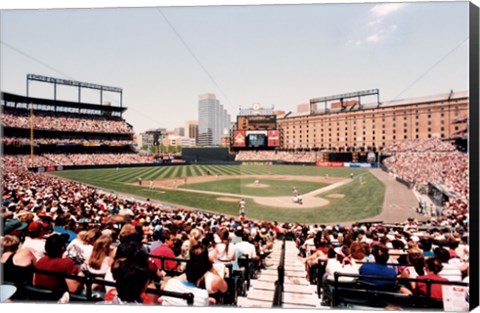 Framed Camden Yards, Baltimore Print