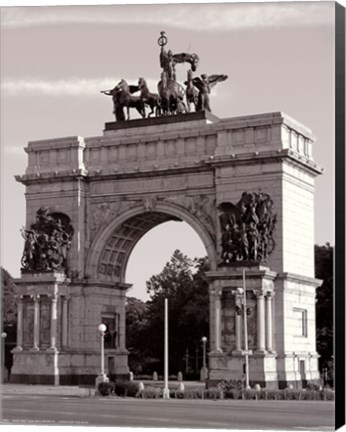 Framed Grand Army Plaza Arch, Brooklyn Print