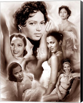 Framed Dorothy Dandridge Print