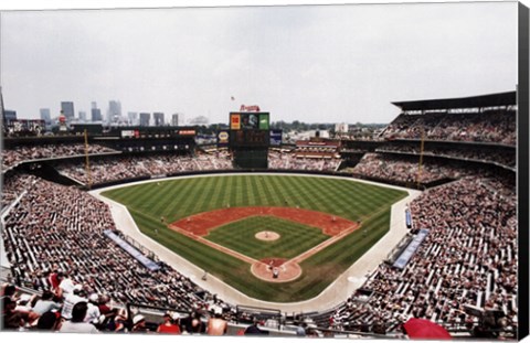 Framed Turner Field, Atlanta Print