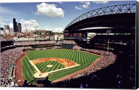 Framed Safeco Field, Seattle Print