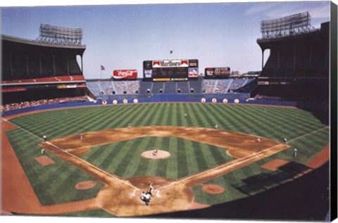 Framed Cleveland Municipal Stadium Print