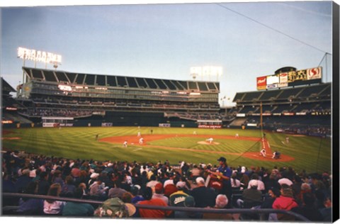 Framed Oakland, McAfee Coliseum Print