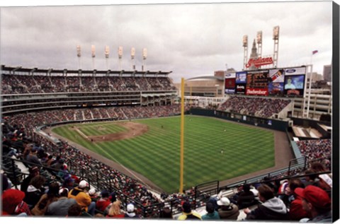 Framed Jacobs Field Cleveland Print