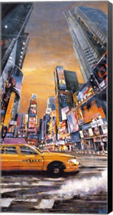 Framed Times Square Perspective I Print