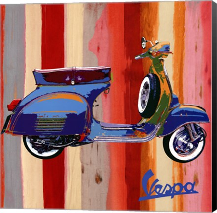 Framed Pop Vespa II Print