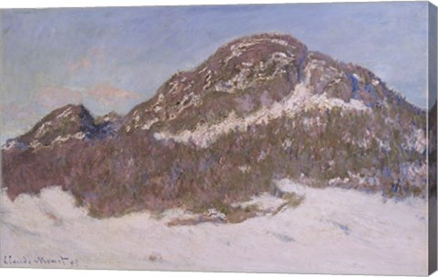 Framed Mount Kolsaas in Sunlight, 1895 Print