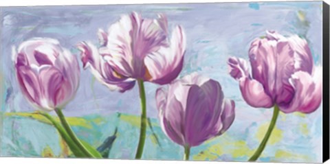 Framed Lilac Tulips Print