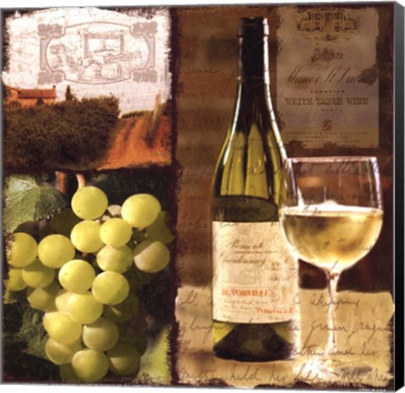 Framed Chardonnay Print