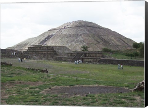 Framed Pyramid of the Sun Print