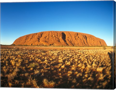 Framed Ayers Rock, Uluru-Kata Tjuta National Park, Australia Print