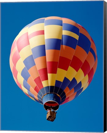 Framed Low angle view of a hot air balloon in Albuquerque, New Mexico, USA Print