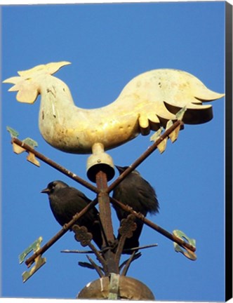 Framed Weathervane, Holy Trinity Church Print