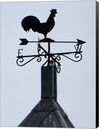 Framed Weathervane, The Church of St Peter and St Mary Print