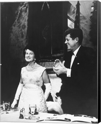 Framed Kennedy Foundation Awards Banquet. Mrs. Joseph P. Kennedy Print