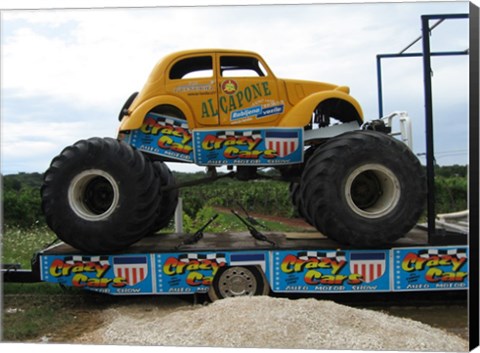 Framed Monster Truck Beetle Print