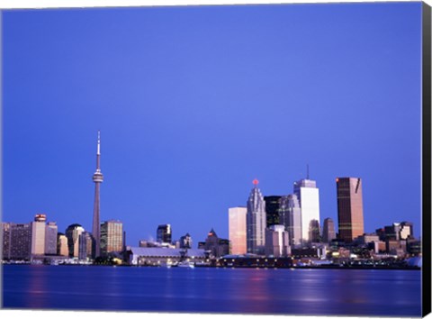 Framed Buildings on the waterfront, Toronto, Ontario, Canada Print