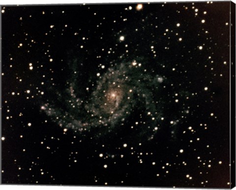 Framed Spiral Galaxy Type SC in Cygnas Print