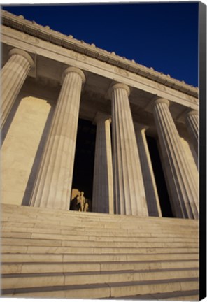 Framed Facade of the Lincoln Memorial, Washington, D.C., USA Print