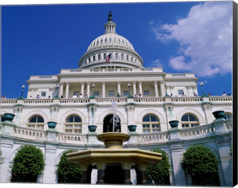 Framed Capitol Building, Washington, D.C., USA Print