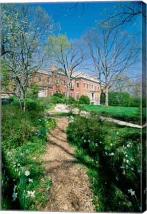 Framed Dunbarton Oaks House Georgetown Washington, D.C. USA Print