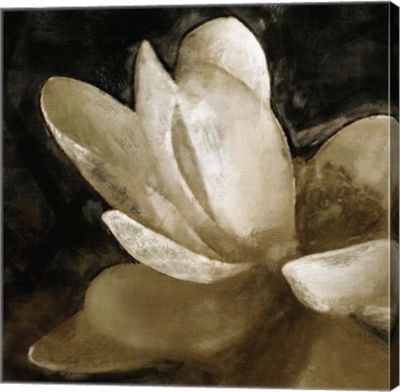 Framed Bronze Lily V Print