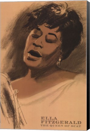 Framed Ella Fitzgerald Print