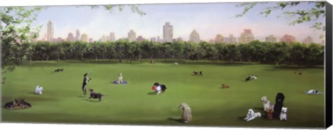 Framed Sunday in the Park Print