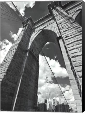 Framed Brooklyn Bridge Arch Print