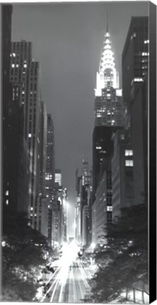 Framed Looking Across 42nd Street Print