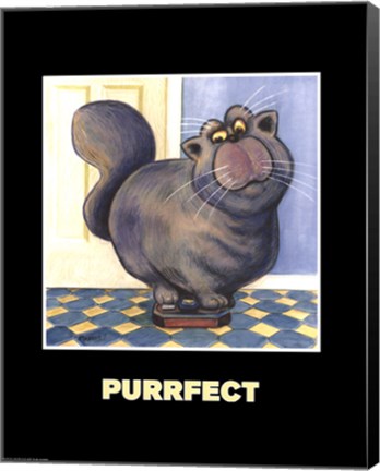 Framed Purrfect Print