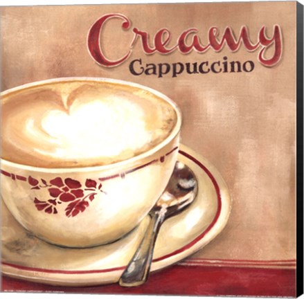 Framed Creamy Cappuccino Print