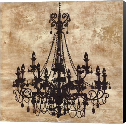 Framed Chandelier I Print