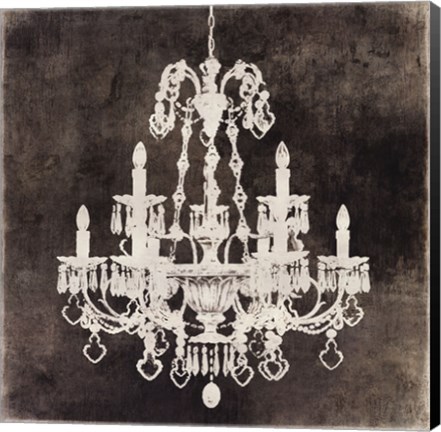 Framed Chandelier II Print