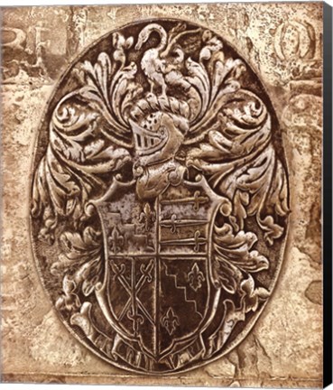 Framed Coat of Arms II Print