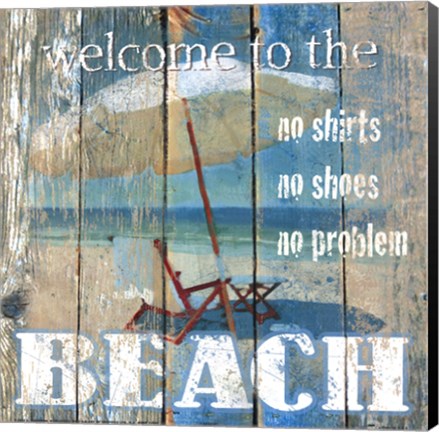 Framed Beach Print