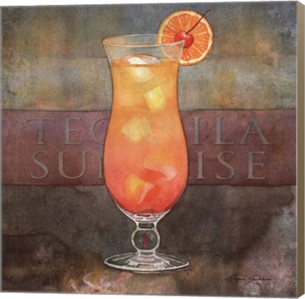 Framed Tequila Sunrise Print