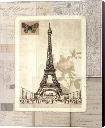 Framed Paris Sketchbook Print